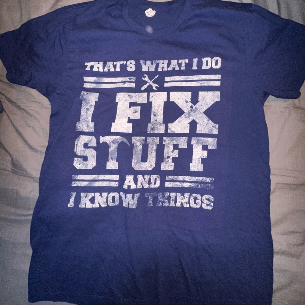 Men’s funny T-shirt, large